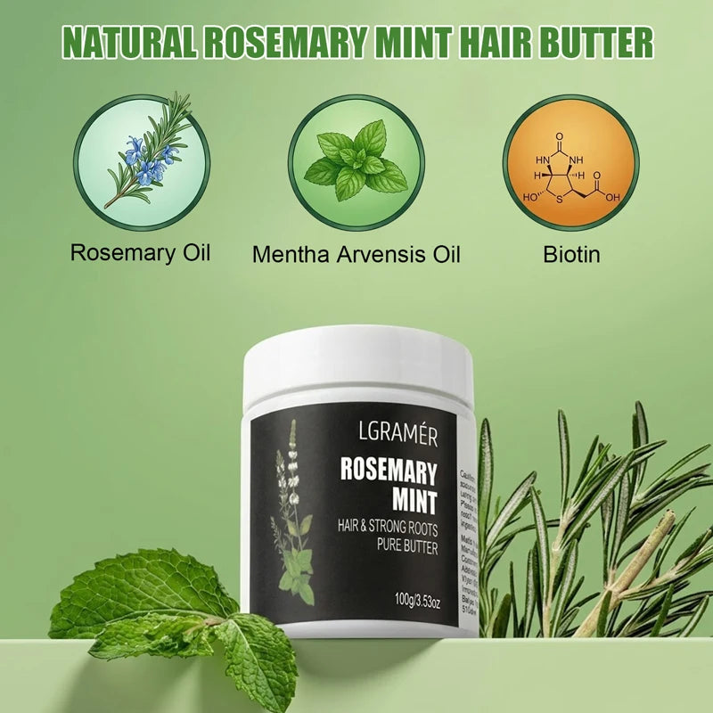 Eelhoe Rosemary Mint Curl Cream – Styling & Hair Strengthener Curl Styling Cream Qst