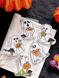 Halloween Lollipop Cards 30-Pack – 5 Ghost Designs for Kids Halloween Party Favors Qme 30Pcs Other Other