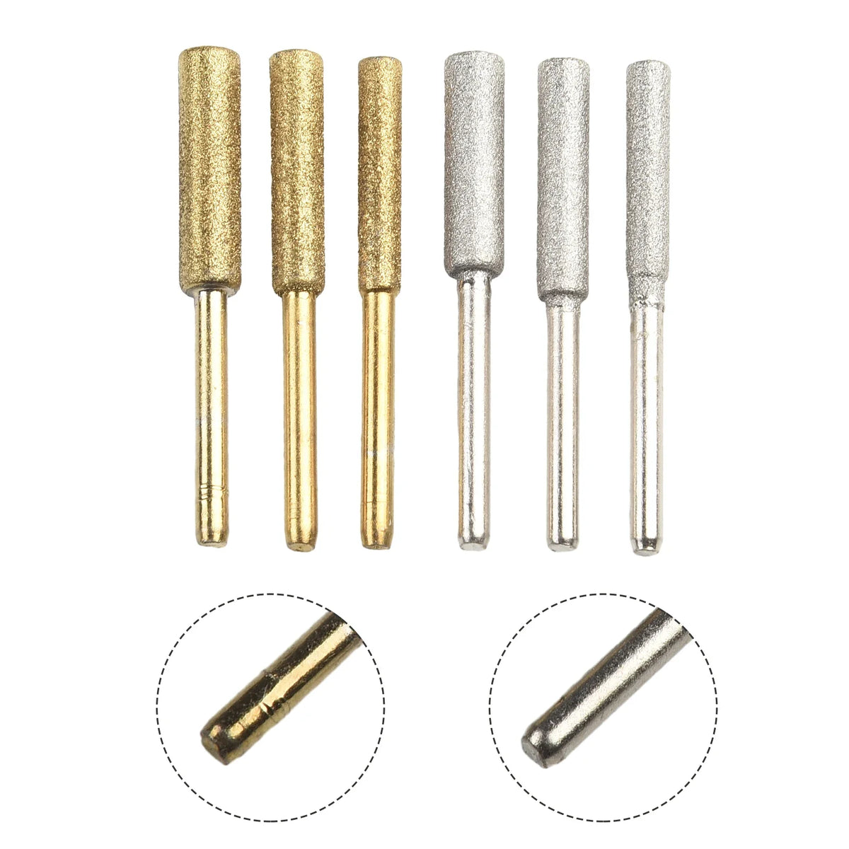 6-Piece Chainsaw Sharpening Stone File Set – 4.0/4.8/5.5mm Chainsaw Sharpening File Qme