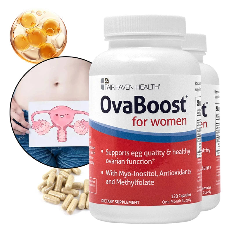 Inositol & Folic Acid Women's Nutritional Supplement | OvaBoost Women's Dietary Supplement Qst