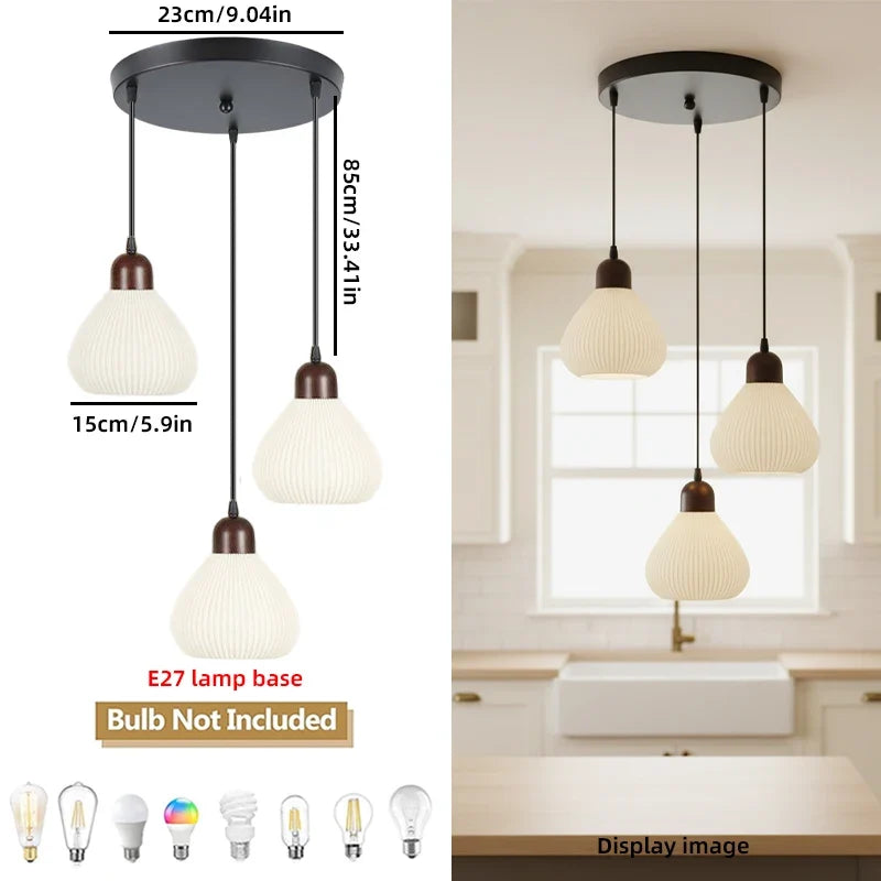White Glass Pendant Light – Kitchen, Dining Room & Bar Lamp Glass Pendant Light Qme Round