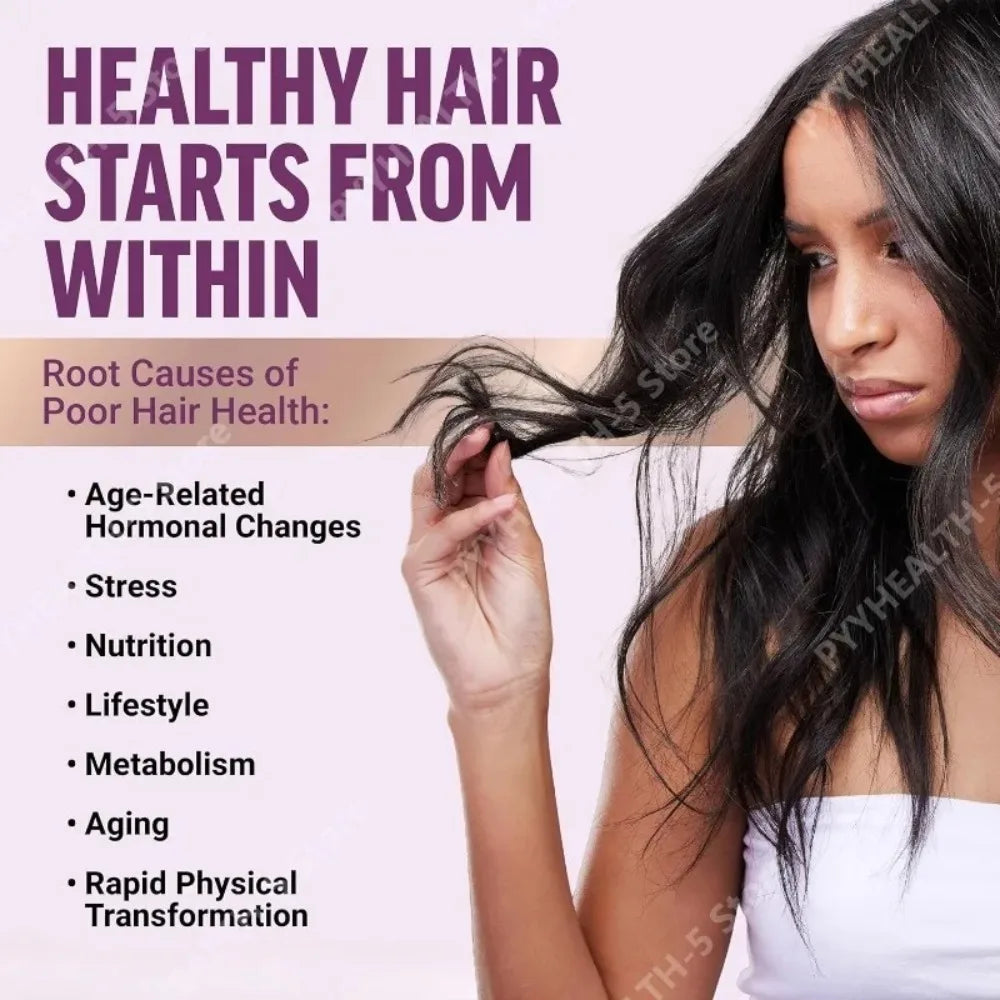 Biotin Hair Support Soft Chews | Mixed Berry 60ct Non-GMO Hair Supplement Chews Qst