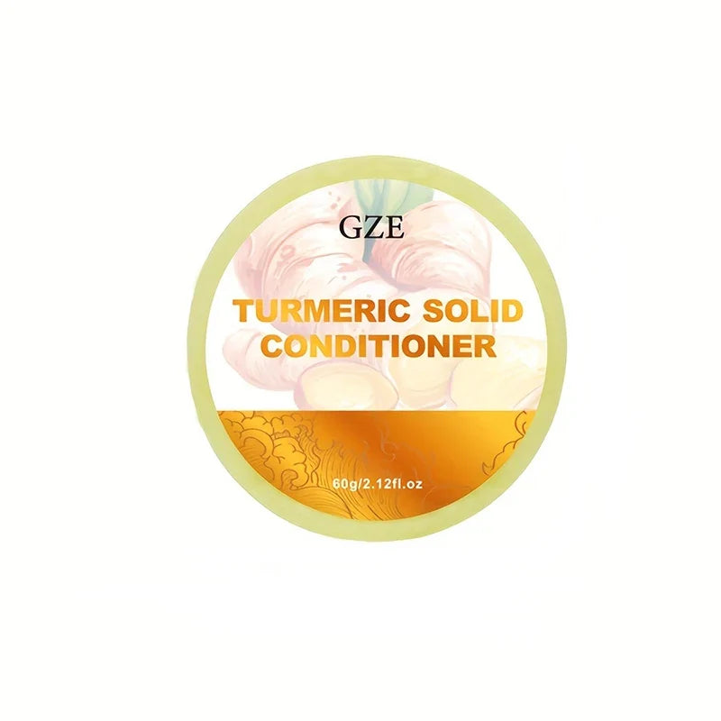 Ginger & Turmeric Solid Shampoo + Conditioner Bar | GZE Solid Shampoo Bar Qme GZE111