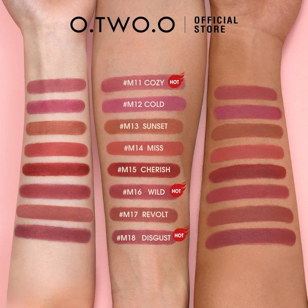 O TWO Waterproof Matte Lipstick – Long Lasting & Smudge-Free Matte Lipstick Qme