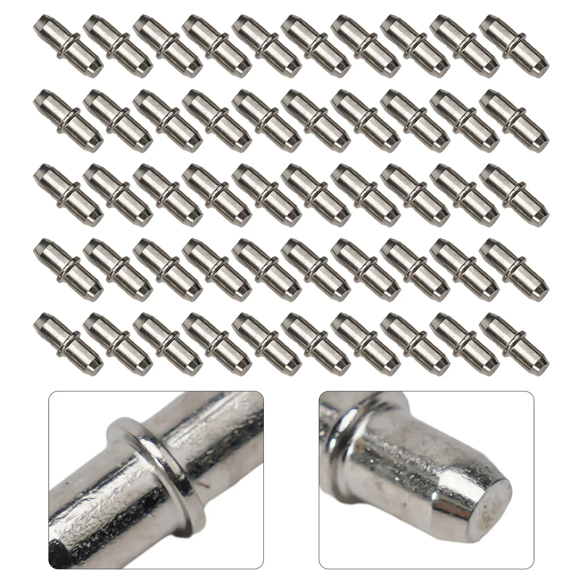 Shelf Support Pegs Plated Bracket Pins for Cabinet & Closet Shelf Support Pegs Qme