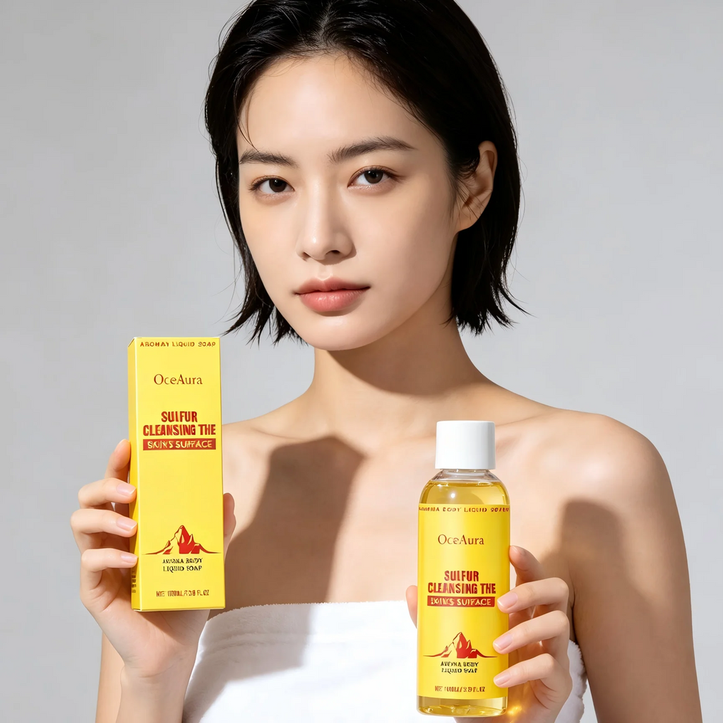 OceAura Sulfur Body Wash – Oil Control & Smooth Skin Sulfur Body Wash Qst
