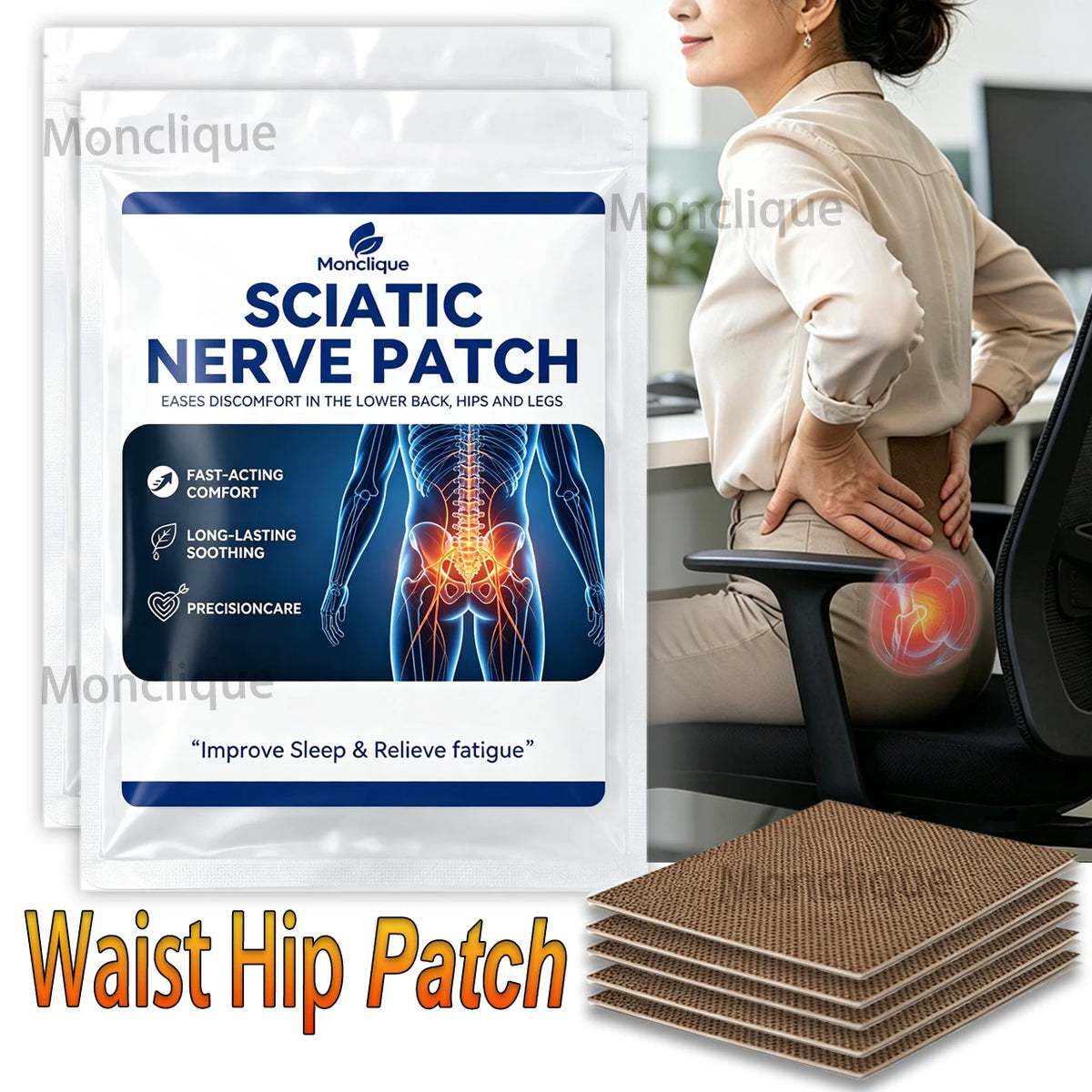 Portable Warming Patches – Neck, Back, Knees & Abdomen Warming Heat Patch Qst