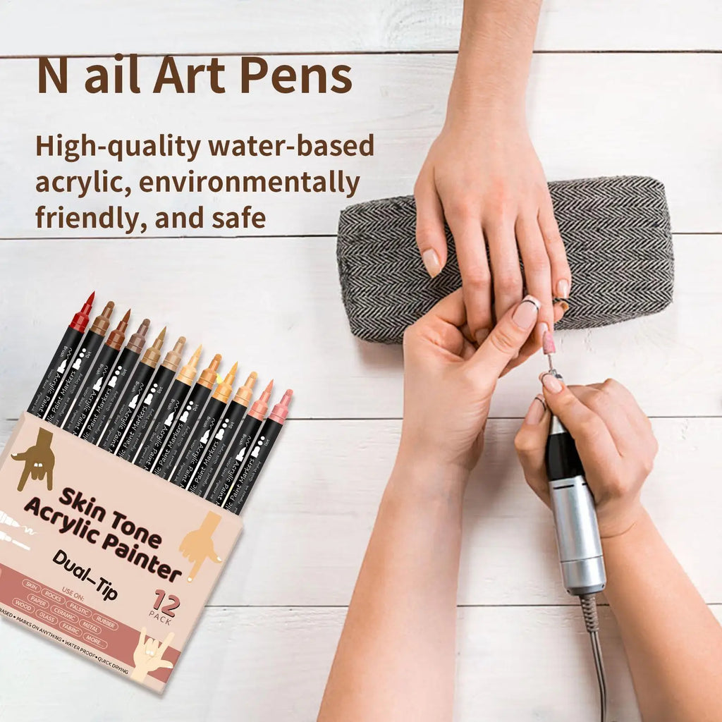 Nail Art & Body Painting Graffiti Pen – Water-Based Dot Flower Nail Art Pen Qme