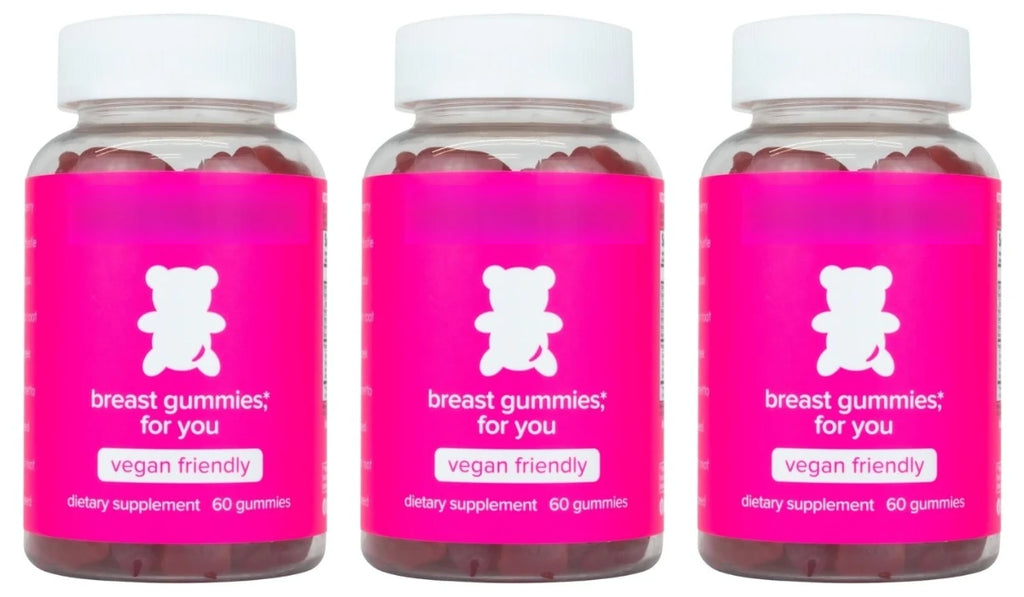 Women's Multivitamin Gummies | Herbal Extracts & Vitamins 60ct Multivitamin Gummies Qst 3 Pink Bottles