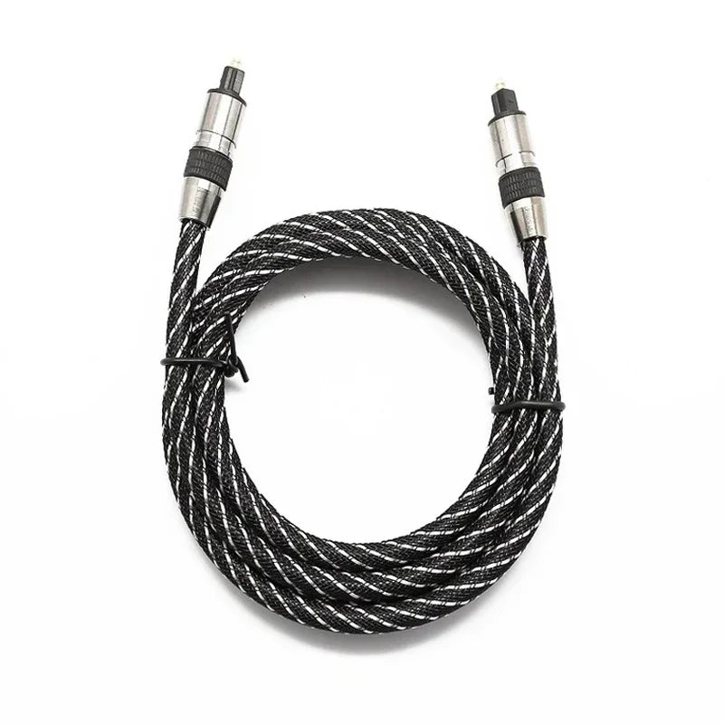 Digital Optical Fiber Audio Cable – Toslink SPDIF, 5 Lengths Optical Audio Cable Qme
