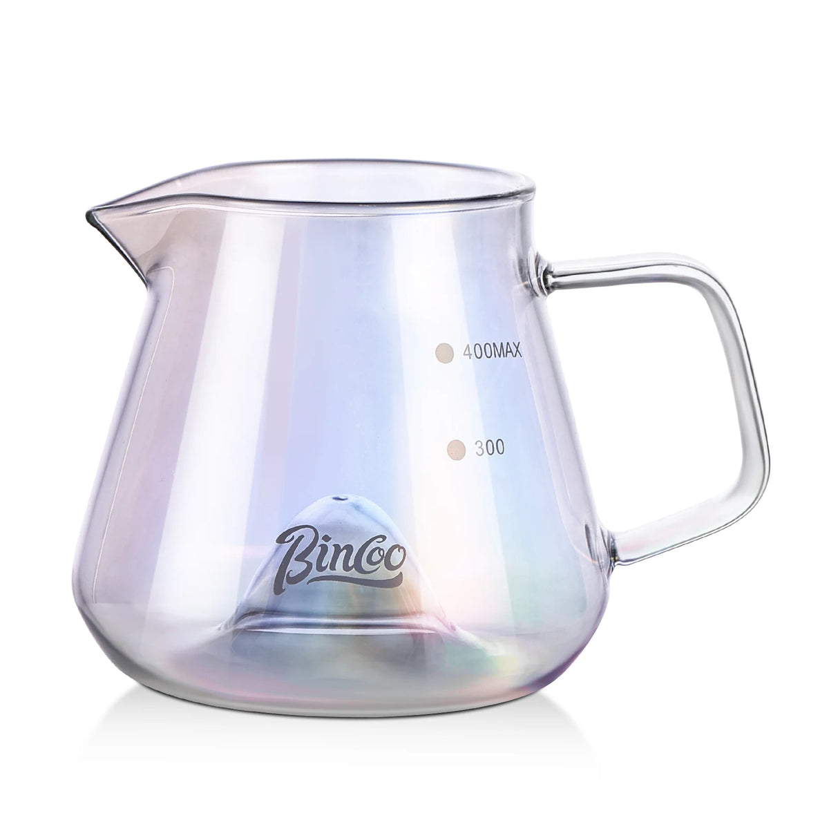 Bincoo Heat-Resistant Glass Coffee Server Large Carafe Glass Coffee Carafe Qst Colorful