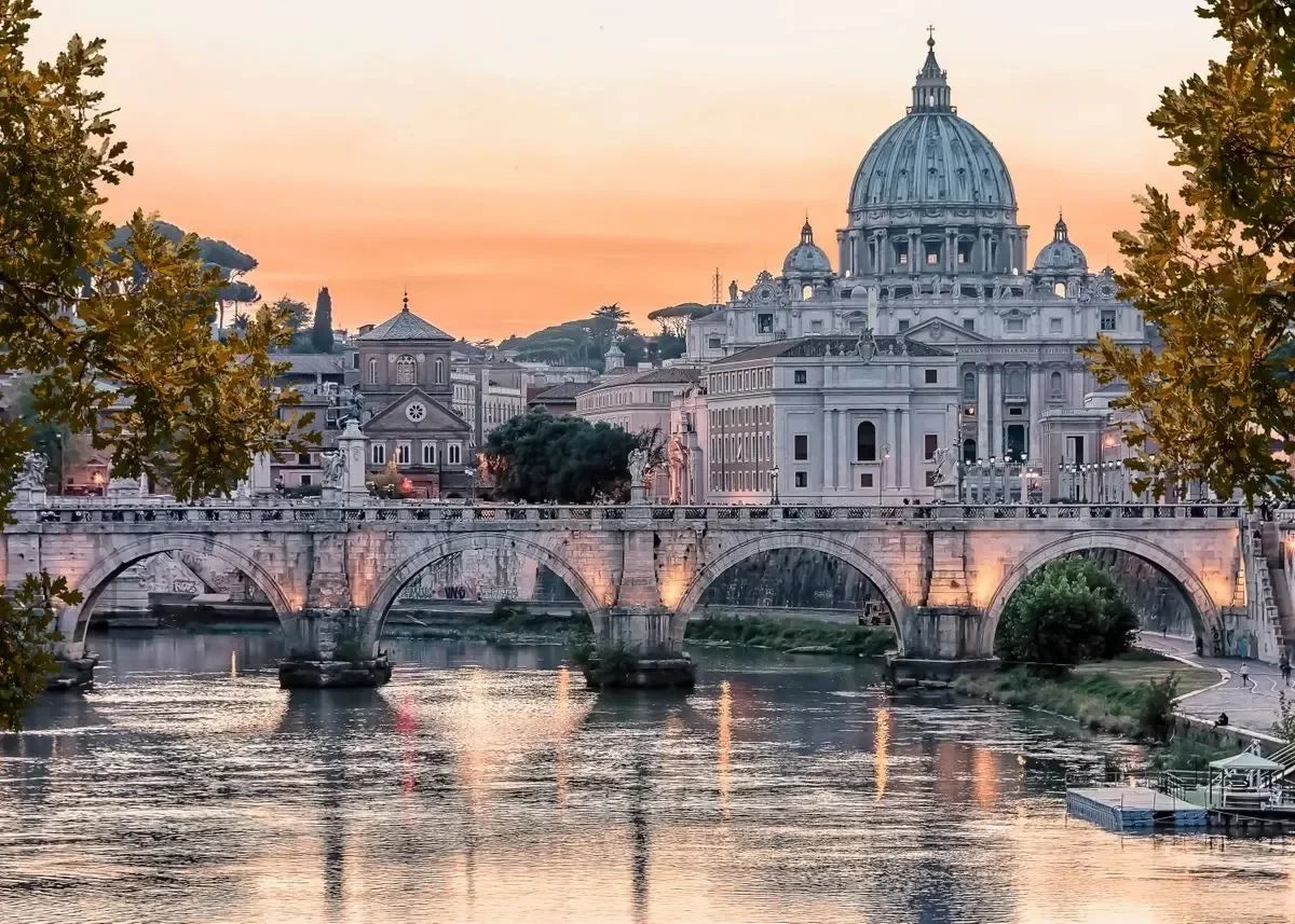 Italy Landscape Canvas Wall Art – Rome Florence Tuscany Print Canvas Wall Art Qst