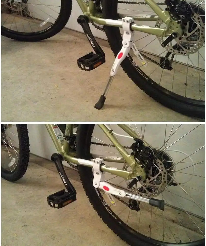 Adjustable Aluminum Alloy Bike Kickstand – Non-Slip, 22–27" Bike Kickstand Qme