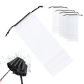Foldable Waterproof Umbrella Bags with Drawstring – 5 or 10 Pack Umbrella Storage Bag Qme 5pcs CN