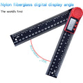 8" Digital Angle Finder Ruler Protractor Inclinometer | Qme Digital Angle Finder Qme Black 200mm
