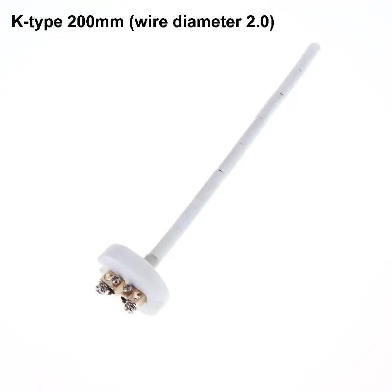 WRN-010 K-Type Thermocouple Sensor 0–1300°C Ceramic Core Probe Thermocouple Sensor Qme A2