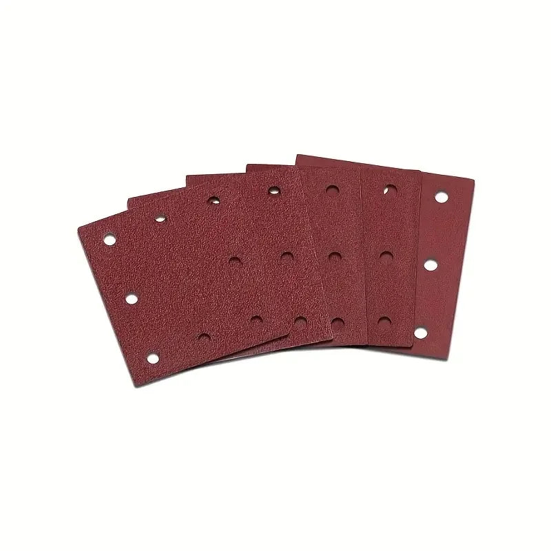 20-Pack Hook & Loop Sanding Sheets 8-Hole 110x115mm Orbital Orbital Sander Sheets Qme
