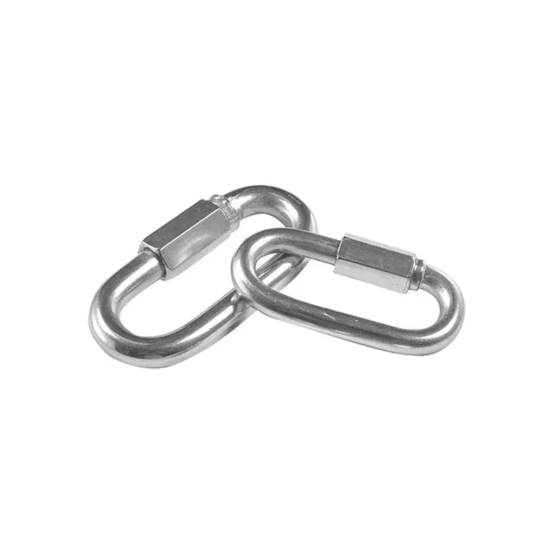 M8 304 Stainless Steel Chain Quick Links 6-Pack Connectors Chain Quick Links Qme