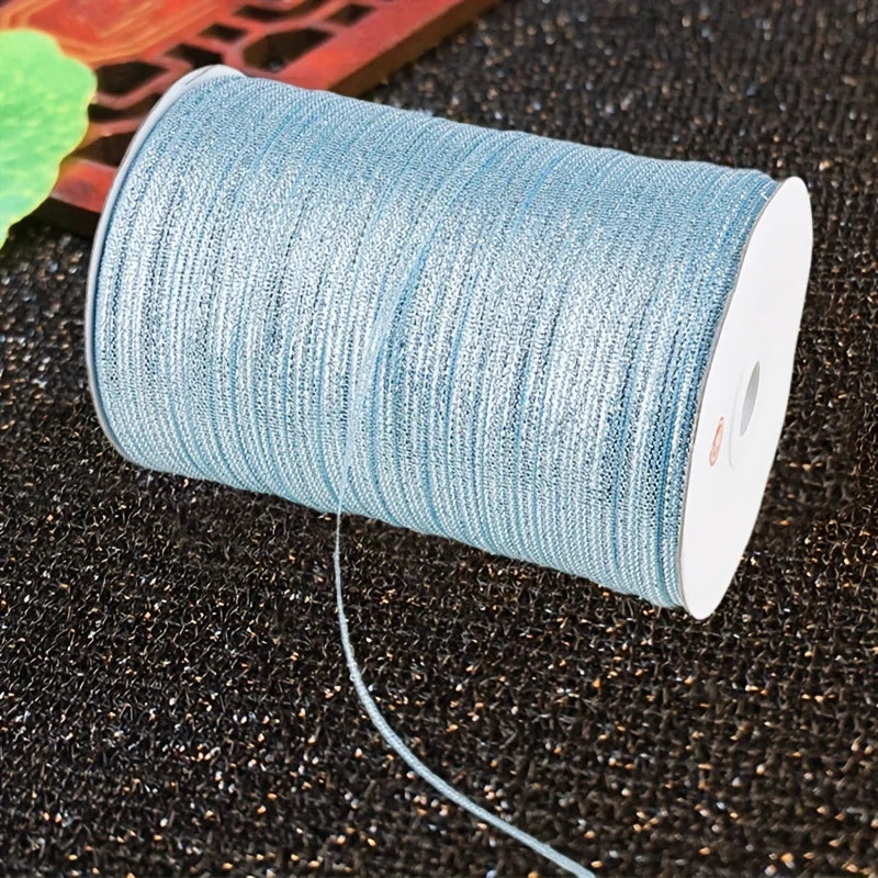 Shiny Polyester Ribbon for Sewing, Crafting & Wrapping Craft Ribbon Qme Blue 18.29 Meter