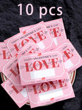 Scratch-Off Love Coupons Cards for Couples – Valentine's Day Couple Scratch-Off Cards Qme 10Pcs-