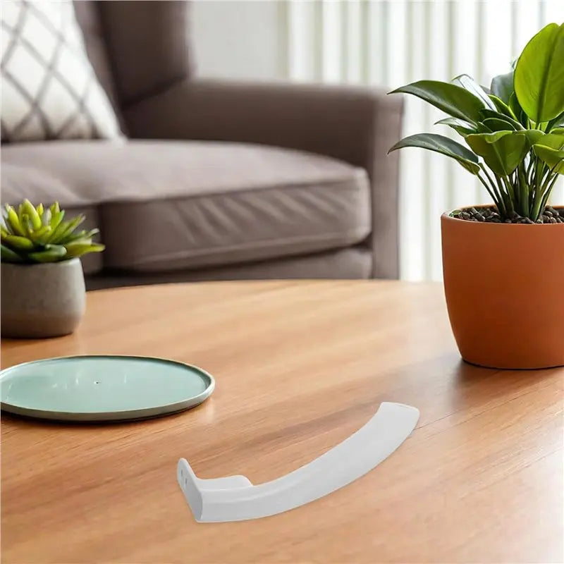 2x Refrigerator Freezer Door Handle Replacement – White Plastic Appliance Replacement Part Qst