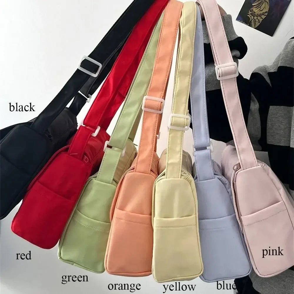 Canvas Shoulder Bag – Large Capacity Tote for Women & Students Canvas Shoulder Bag Qme