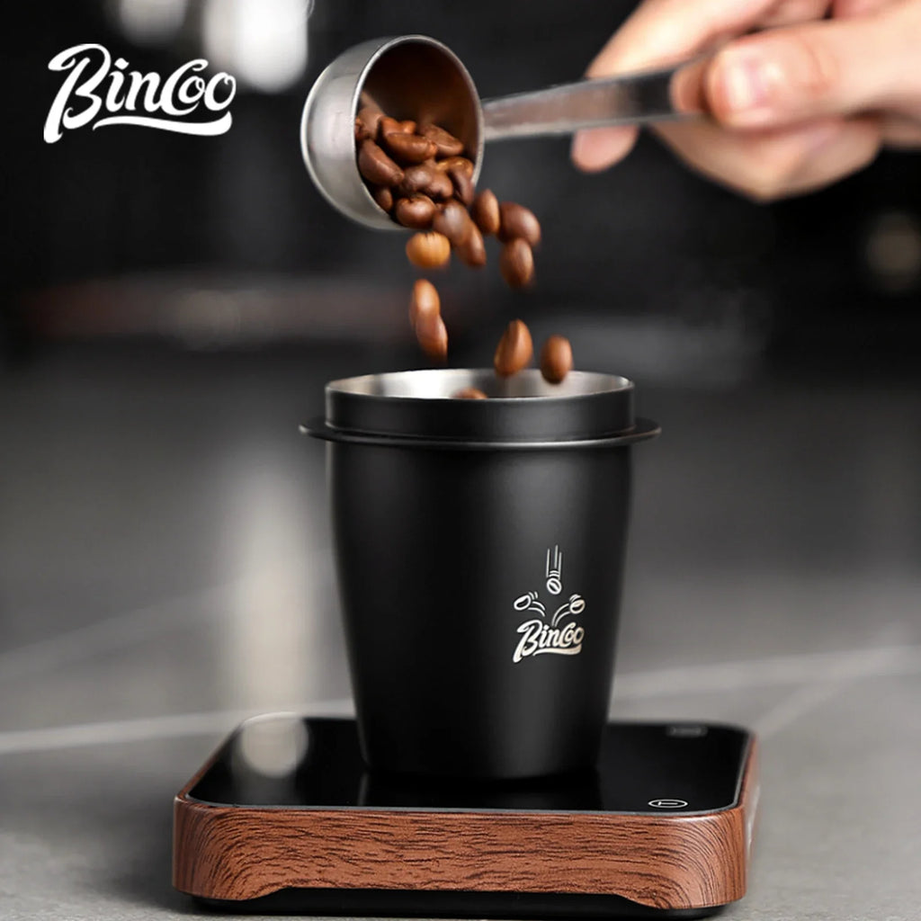 Bincoo Espresso Dosing Cup – Stainless Steel 51mm/58mm Espresso Dosing Cup Qst