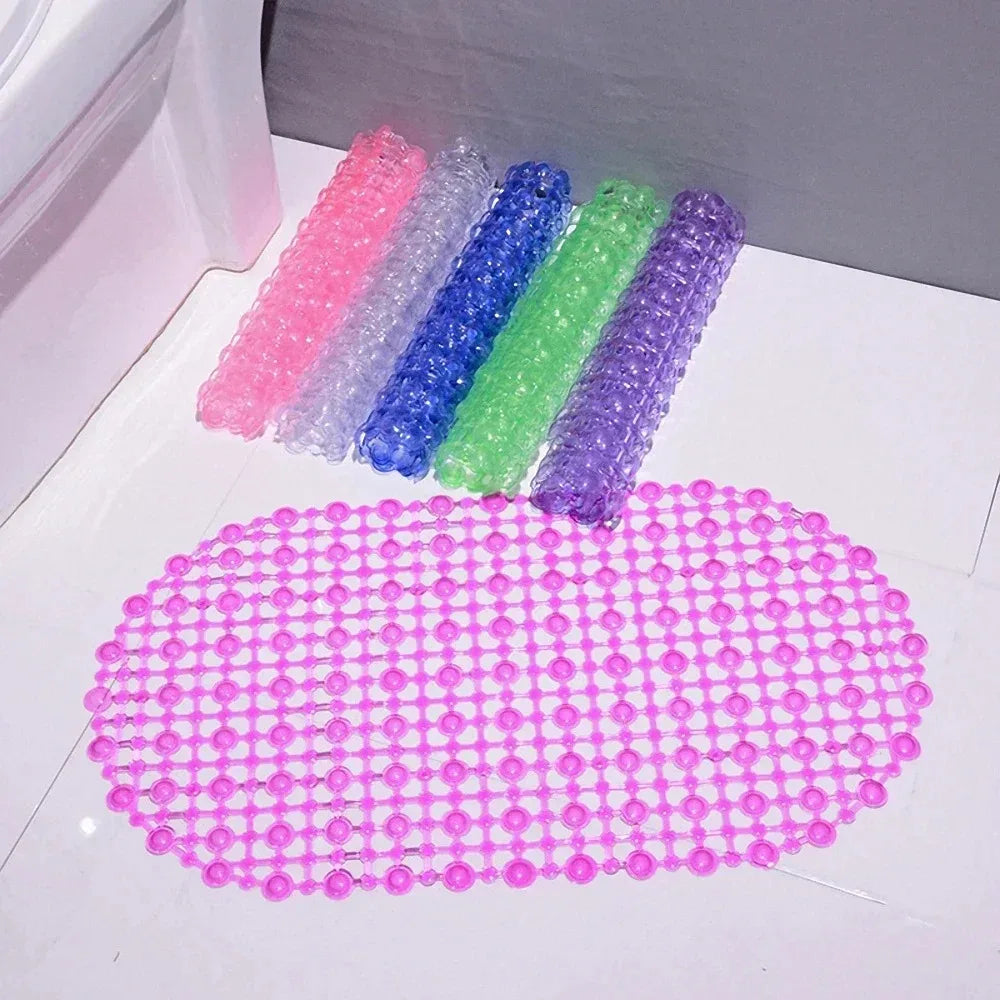Non-Slip Bathtub Mat with Suction Cups & Massage Texture Bath Mat Qme