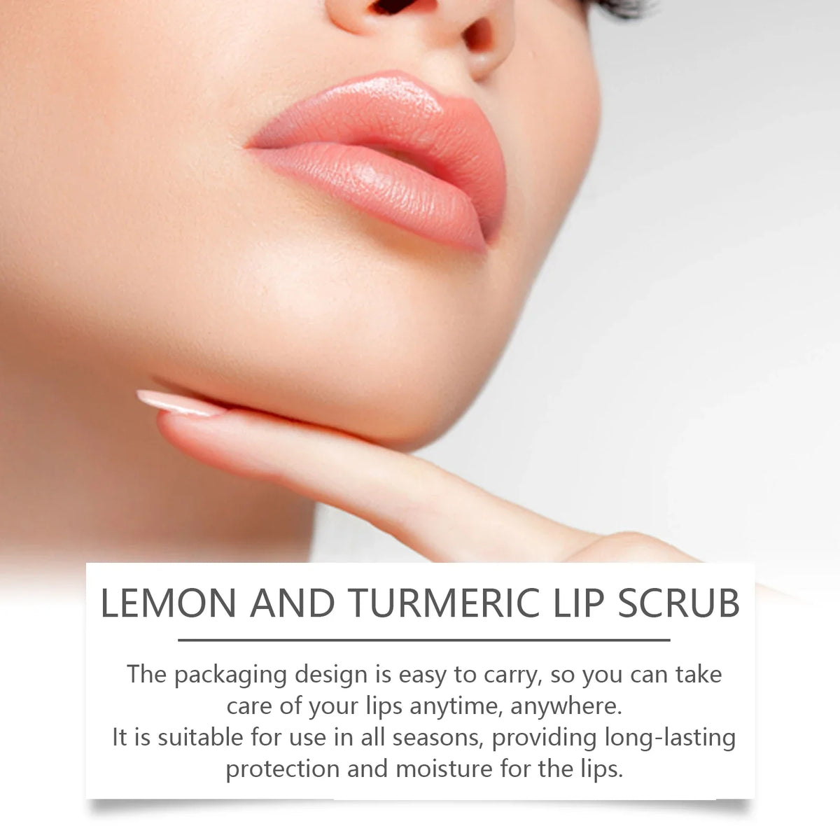 Turmeric Lemon Lip Scrub – Exfoliating & Moisturizing Lip Scrub Qme