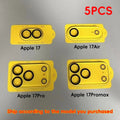 5-Pack Tempered Glass Camera Lens Protector – iPhone 17 Camera Lens Protector Qme iPhone 17 Pro Max