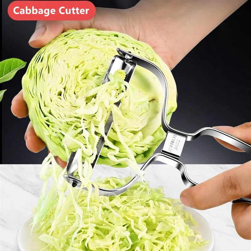 Stainless Steel Vegetable Grater & Peeler – Cabbage Slicer Vegetable Grater Peeler Qme