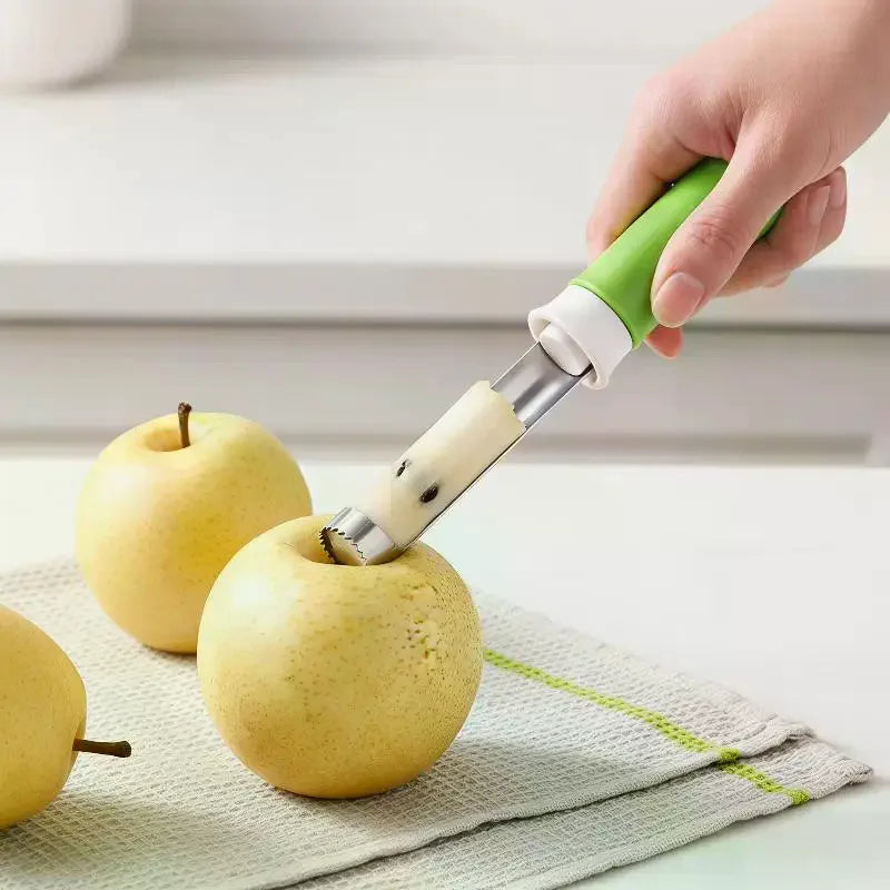 Stainless Steel Rust-Proof Fruit Peeler & Corer – Anti-Slip Fruit Peeler & Corer Qme