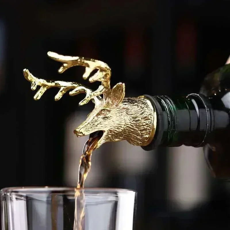 Bottle Nozzle Pourer & Cork Stopper for Oil, Wine & More Bottle Pourer Stopper Qme