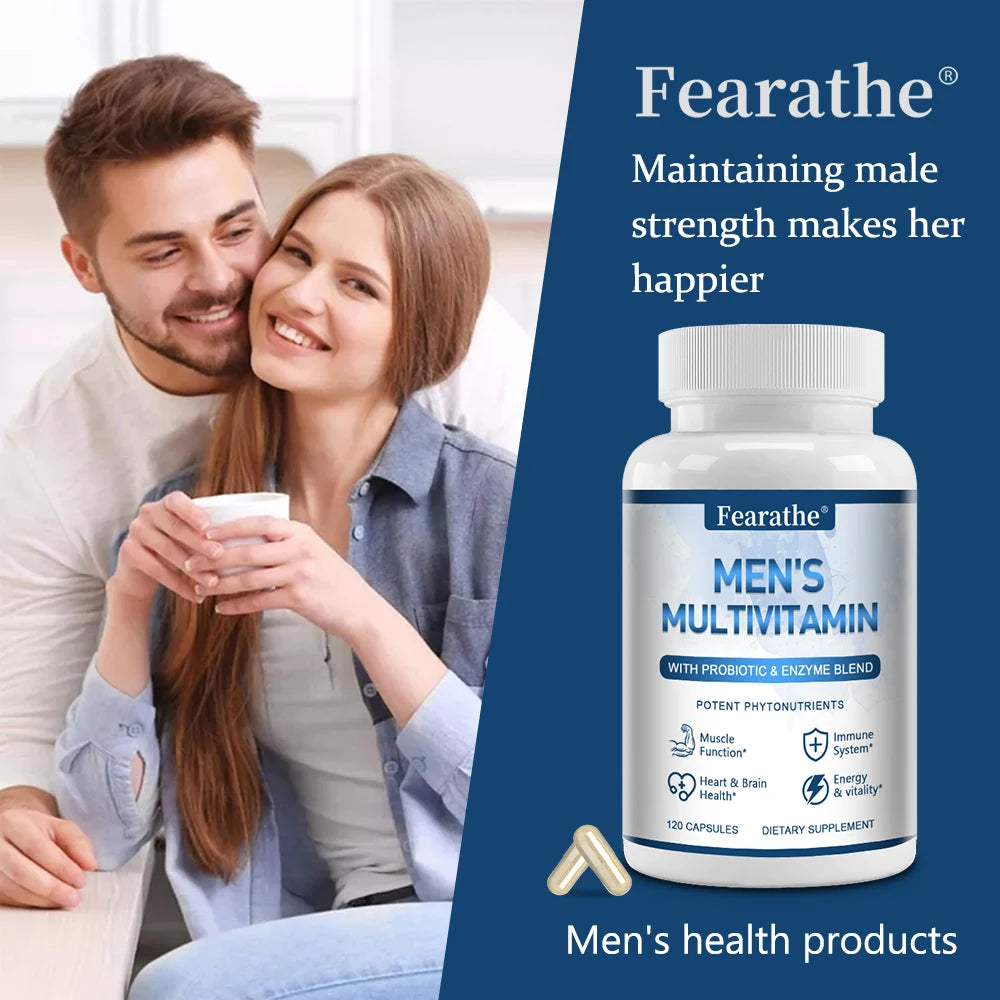 Men's Daily Multivitamin & Multimineral Capsules A C E D K Men's Multivitamin Qst
