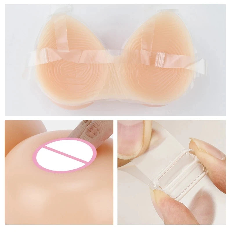 Silicone Breast Forms D/E/F Cup – Cosplay & Crossdresser Silicone Breast Forms Qst
