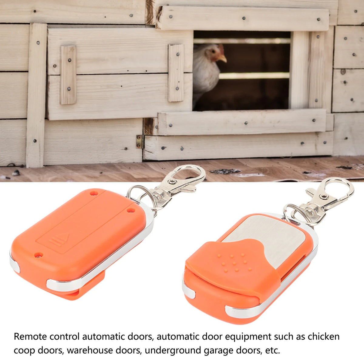 Zinc Alloy Automatic Gate & Garage Door Remote Control 2-Pack Gate Door Remote Control Qme