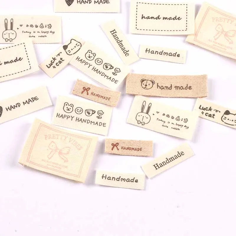 10 Cute Animal Fabric Sew-On Labels for DIY Clothes & Crafts Fabric Sew-On Labels Qme