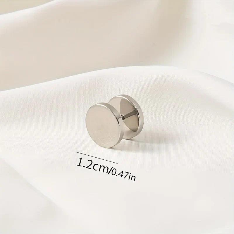 2-Pack Screw Buckle Anti-Light Buttons – No-Sew Removable Design Clothing Buttons Qme