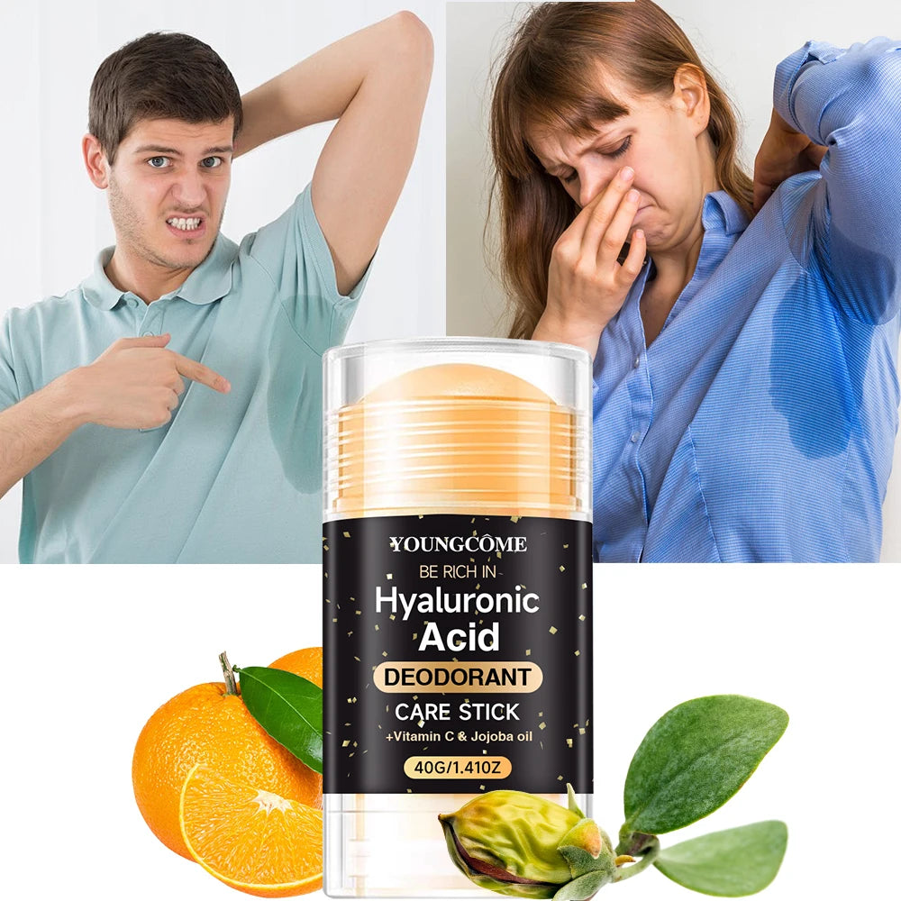 YOUNGCOME Hyaluronic Acid Deodorant Stick – Antiperspirant Deodorant Stick Qst