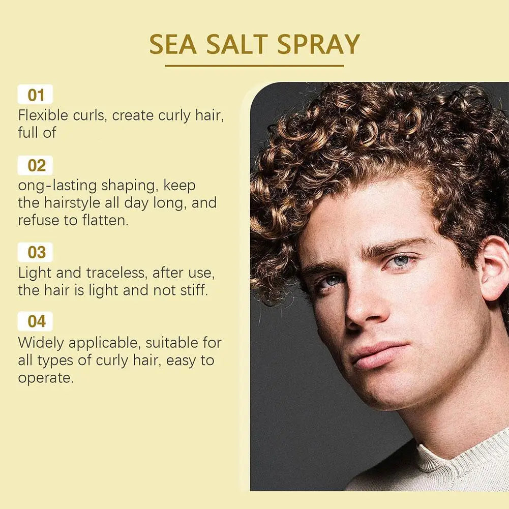 Sea Salt Spray for Volume & Natural Hair Styling – Men & Women Hair Styling Spray Qme