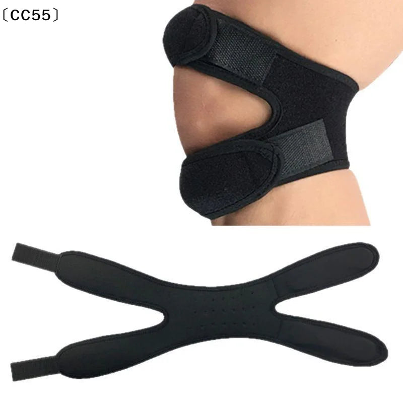Double Strap Knee Support Sports Brace – Adjustable, 1 PCS Knee Support Brace Qst