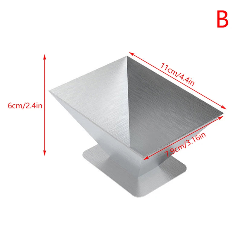 Stainless Steel Zongzi Mold – Triangle & Rectangle Rice Ball Baking Mold Qst B