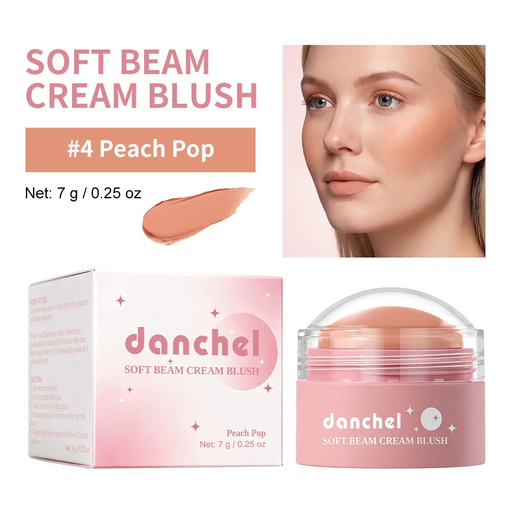 Moisturizing Cream Blush – Matte Soft Focus Natural Cheek Color Cream Blush Qst 04