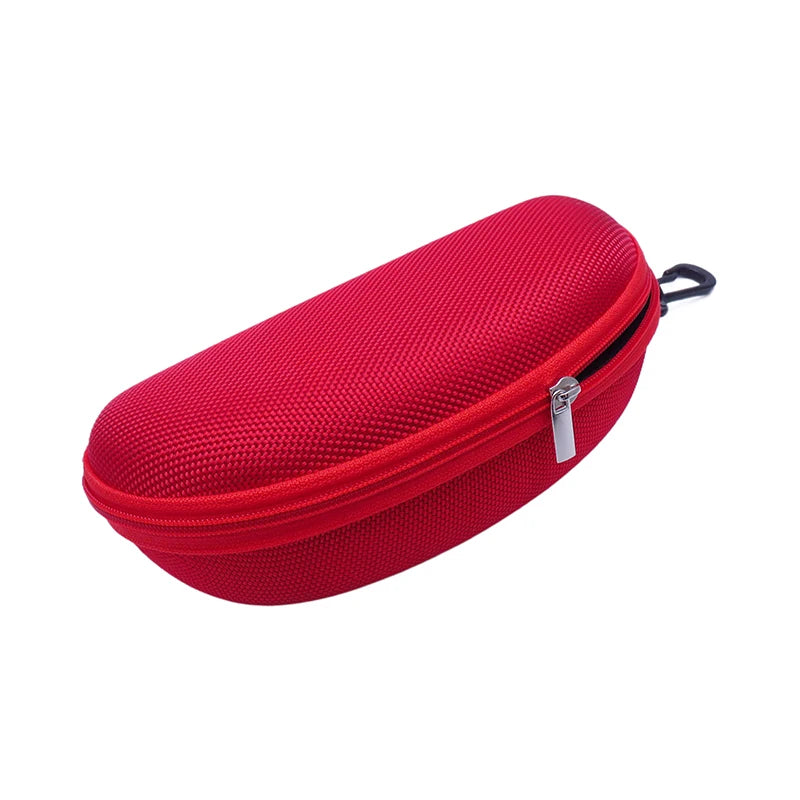EVA Hard Glasses Case with Carabiner Hook | Colorful Zipper Eyeglasses Case Qst A1