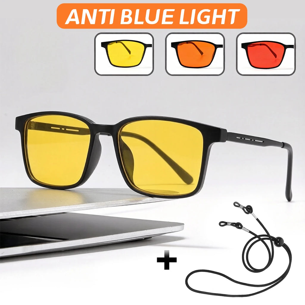 VOPHA Blue Light Blocking Glasses Orange Lens Unisex S69 Blue Light Glasses Qst