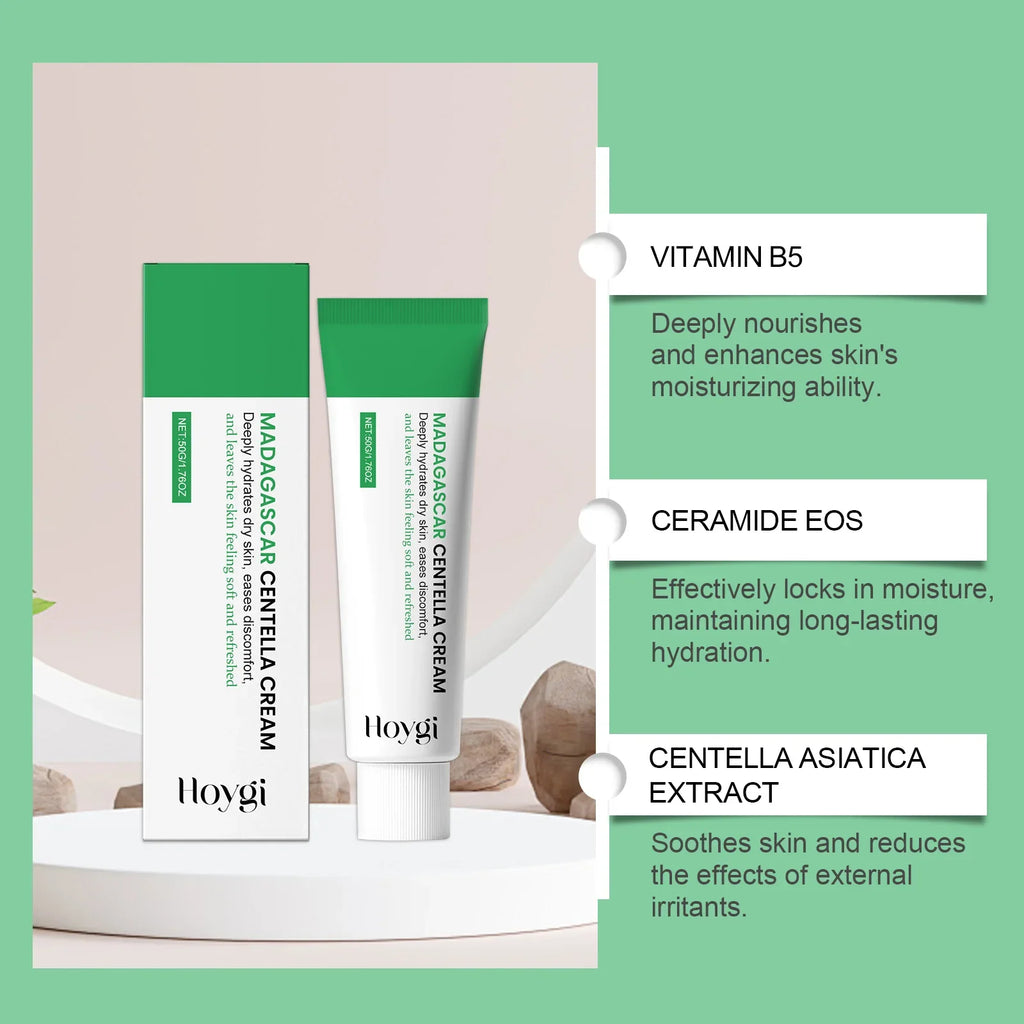 HOYGI Centella Asiatica Green Clay Cleanser Cream Serum Set Skincare Set Qme