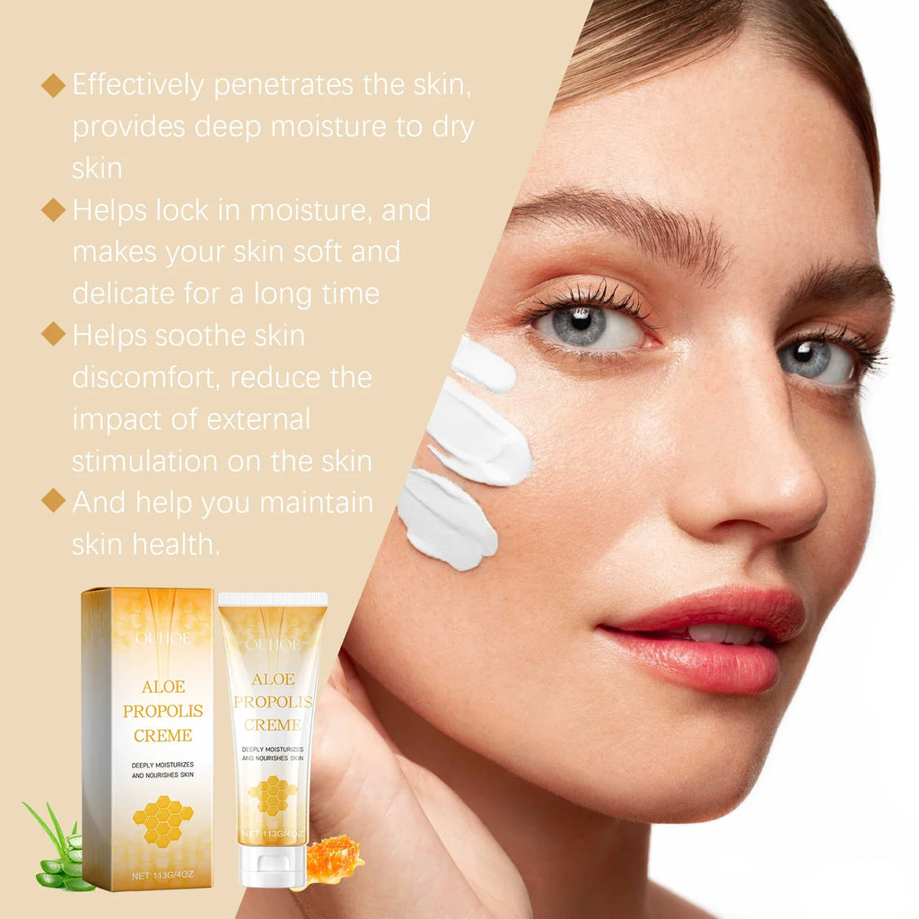 Aloe Propolis Moisturizing Face Cream – Nourishing & Soothing Face Moisturizing Cream Qme