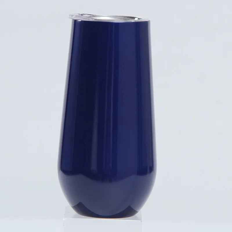 Swig Egg-Shaped Insulated Tumbler 6oz 12oz Vacuum Cup Insulated Tumbler Qst 6oz 10 sliver logo