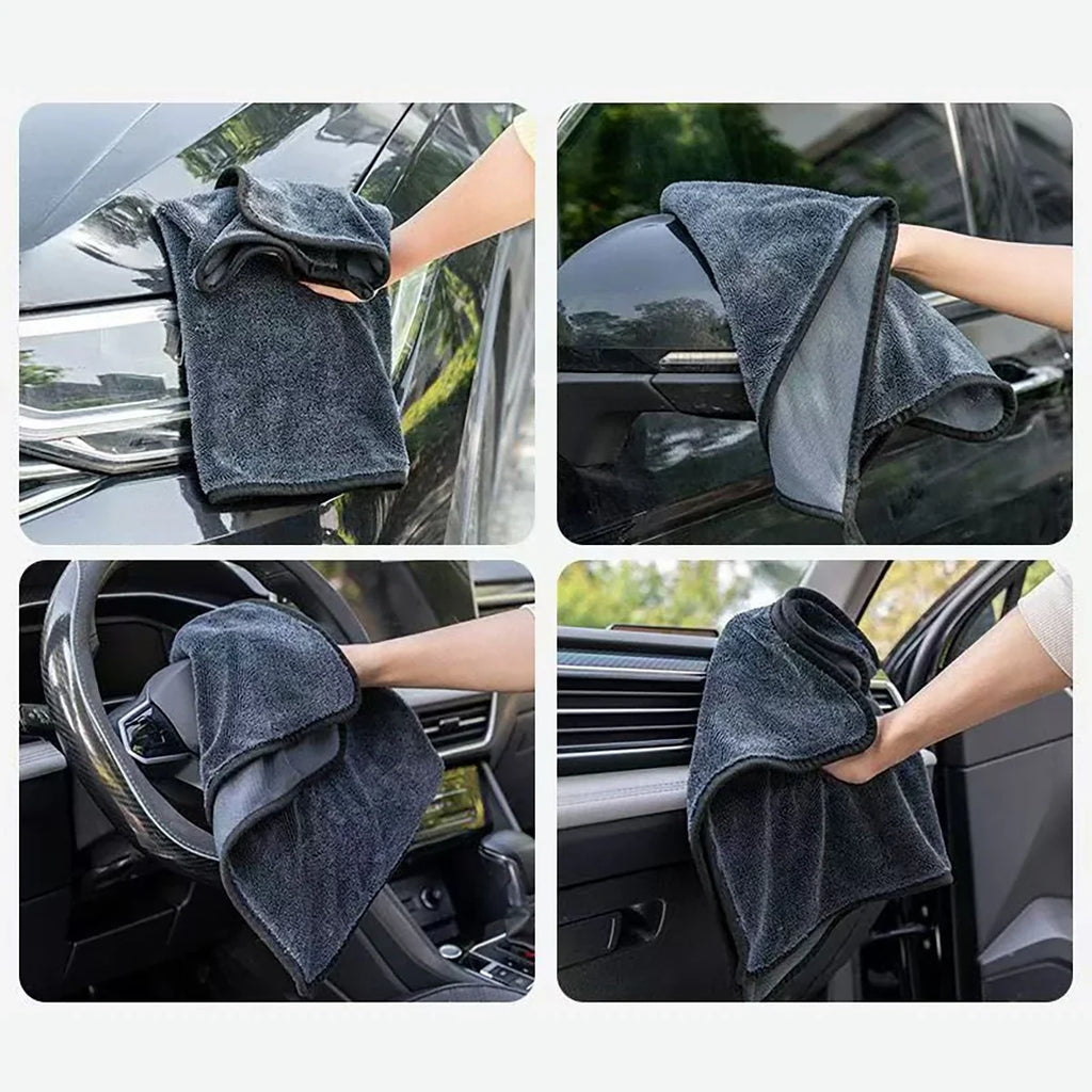 Microfiber Cleaning Cloth for Car Care & Detailing – 40x60cm Microfiber Cleaning Cloth Qme