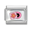 Pink Heart Butterfly Dice Cherry Italian Charm Links 9mm Italian Charm Links Qme Style 39